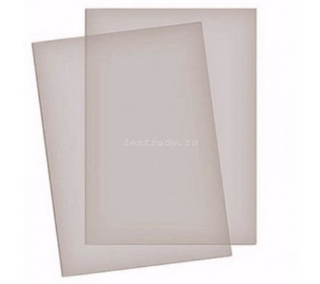Обложки прозрачные пластиковые A3 0,18 мм, дымчатые