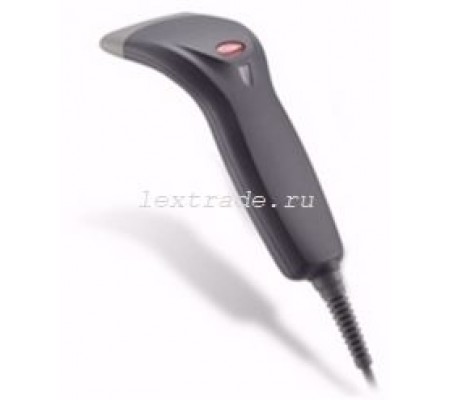 Ручной одномерный сканер штрих-кода Zebex Z-3220 черный + Zebex кабель KBW